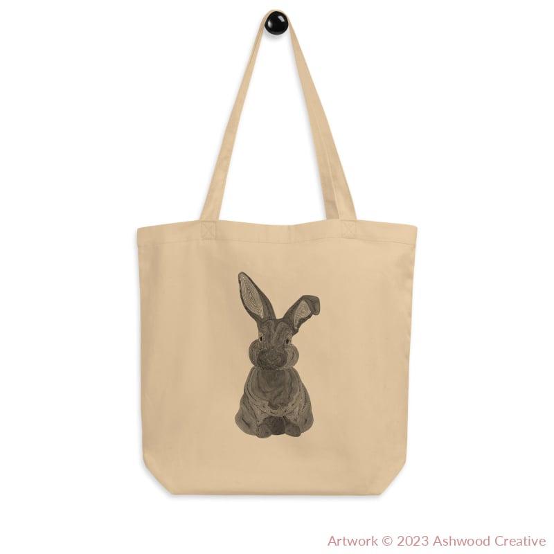 Black Bunny Eco Tote Bag
