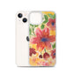 Watercolor Red Flowers Case for iPhone®