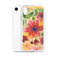 Watercolor Red Flowers Case for iPhone®