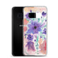 Watercolor Purple Flowers Case for Samsung®