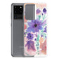 Watercolor Purple Flowers Case for Samsung®