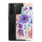 Watercolor Purple Flowers Case for Samsung®