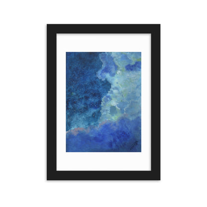 Starry Night Framed matte paper poster