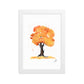 Orange Tree Framed matte paper poster