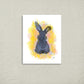 Yellow Bunny Poster