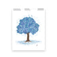 Blue Tree Poster