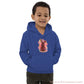 Red Bunny Kids Hoodie Royal Blue / Xs