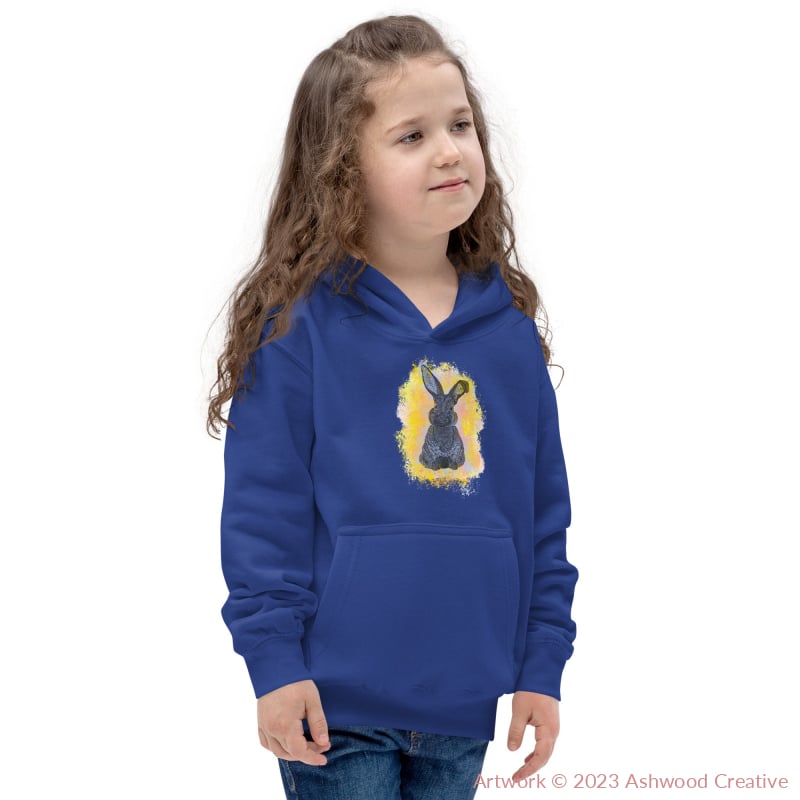 Yellow Bunny Kids Hoodie