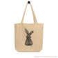 Black Bunny Eco Tote Bag