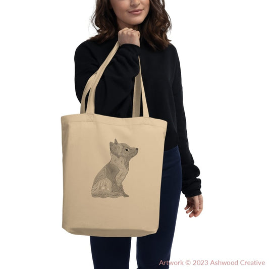 Black Fox Eco Tote Bag - Ashwood Creative