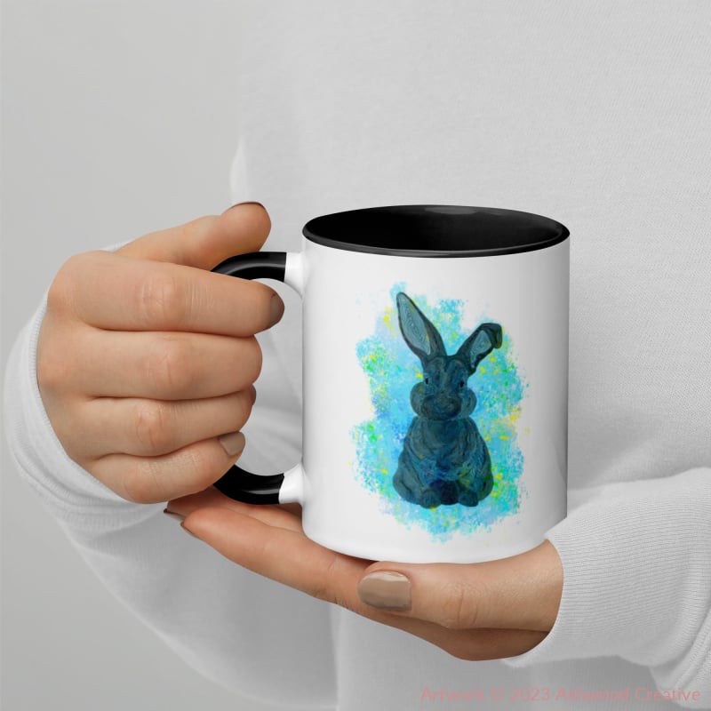 Blue Bunny Mug - Ashwood Creative