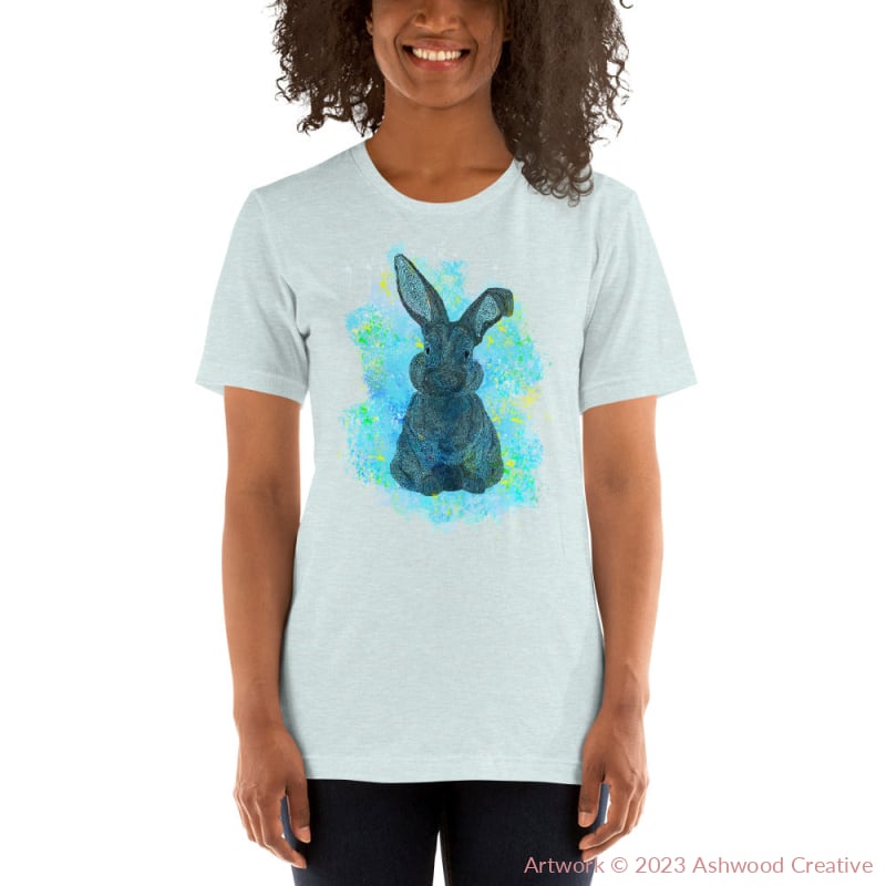 Blue Bunny Unisex t-shirt - Ashwood Creative