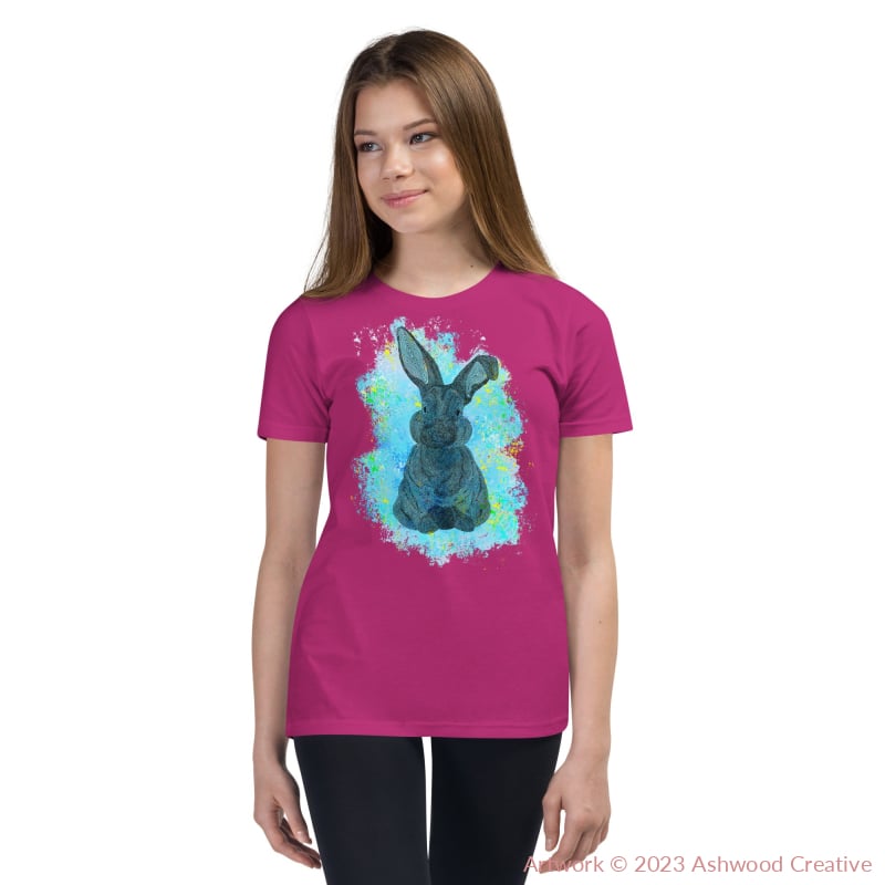 Blue Bunny Youth Short Sleeve T-Shirt Berry / S T-Shirt