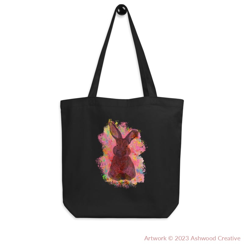 Red Bunny Eco Tote Bag - Ashwood Creative