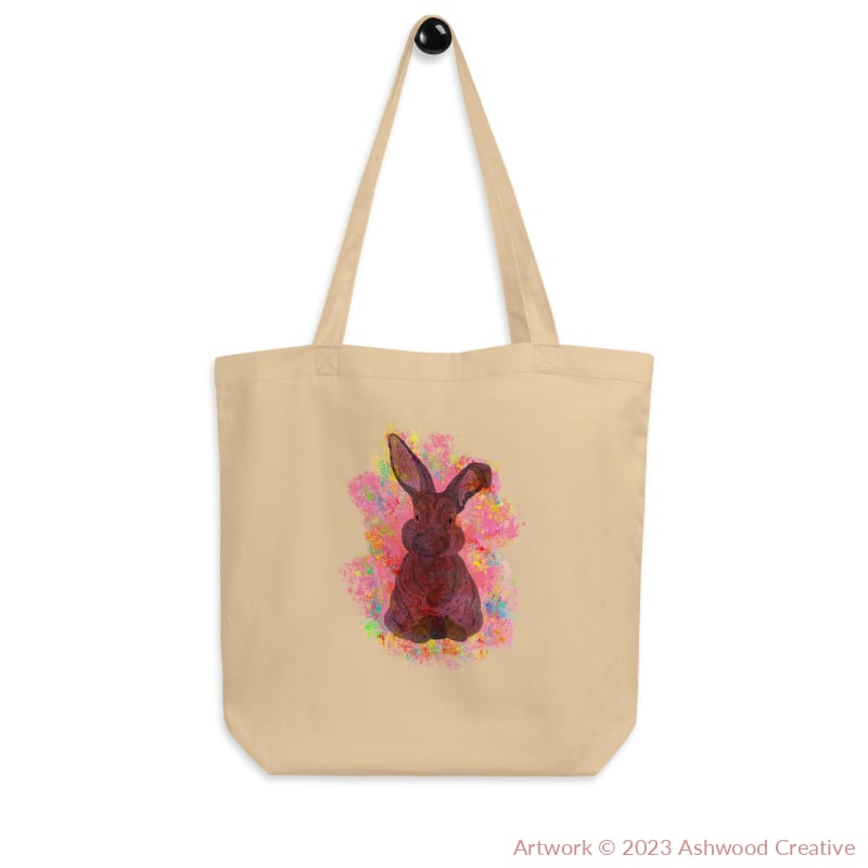 Red Bunny Eco Tote Bag - Ashwood Creative