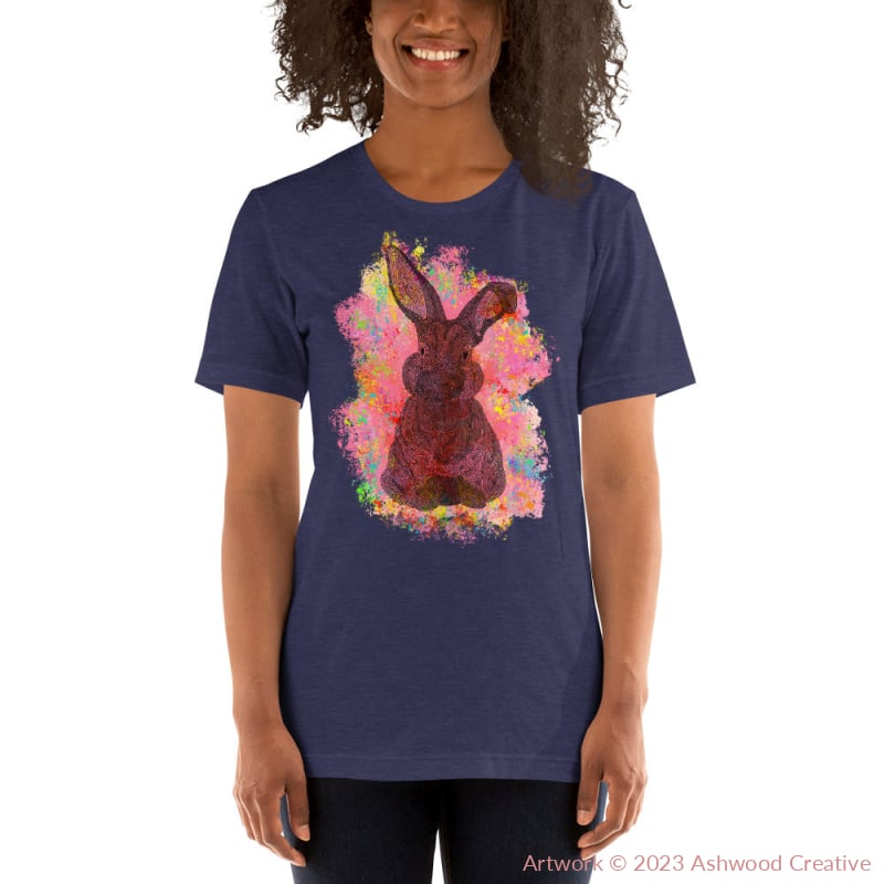 Red Bunny Unisex t-shirt - Ashwood Creative