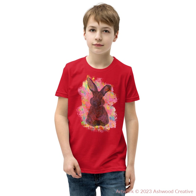 Red Bunny Youth Short Sleeve T-Shirt / S T-Shirt