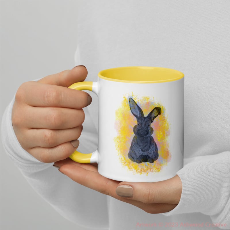 Yellow Bunny Mug - Ashwood Creative