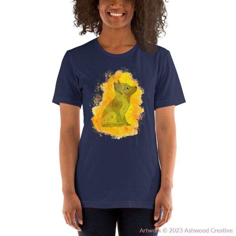 Yellow Fox Unisex t-shirt - Ashwood Creative