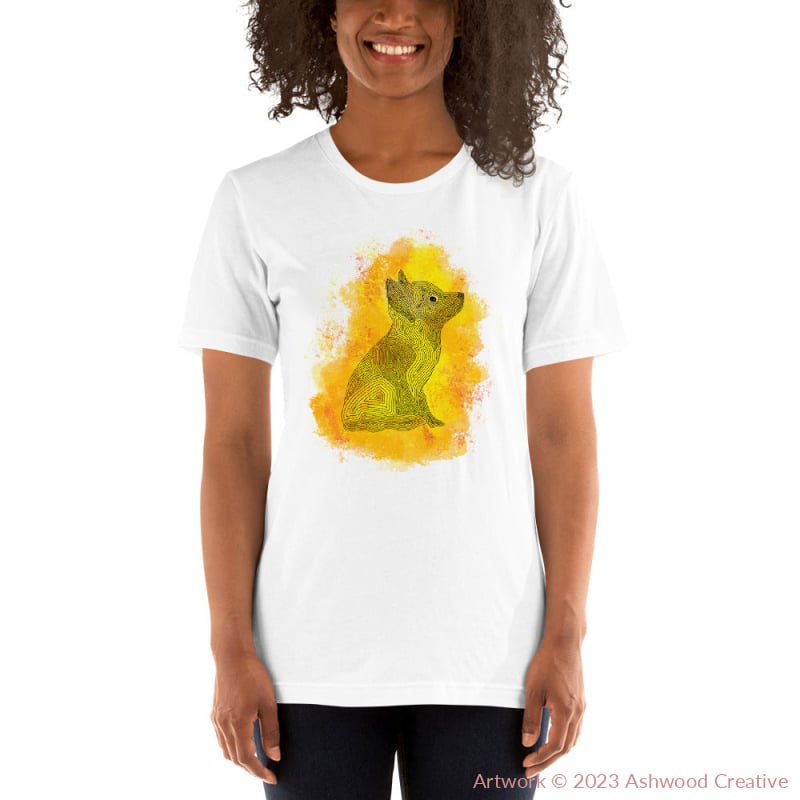 Yellow Fox Unisex t-shirt - Ashwood Creative